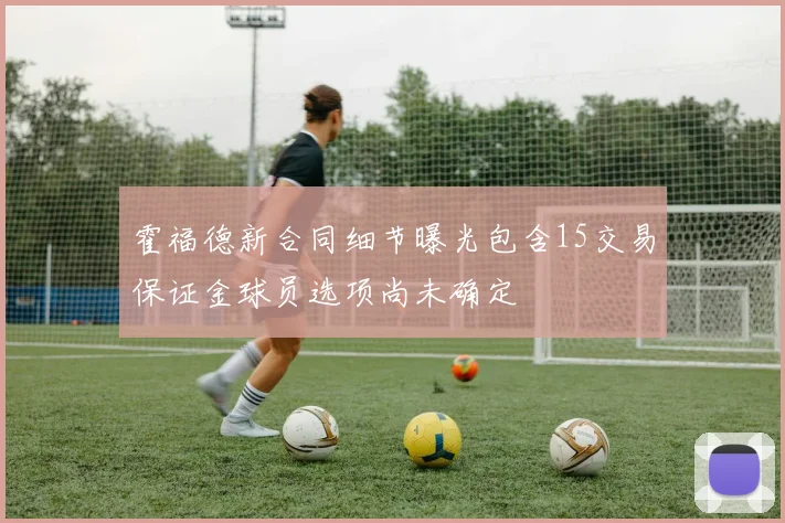 霍福德新合同细节曝光包含15交易保证金球员选项尚未确定